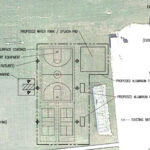A cropped version of the site plane by Stone & Waggoner,