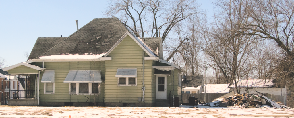 202 W. Cumberland Street. The future site of the Martinsville fire house.