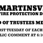 Martinsville Fire Protection District Trustee Meeting